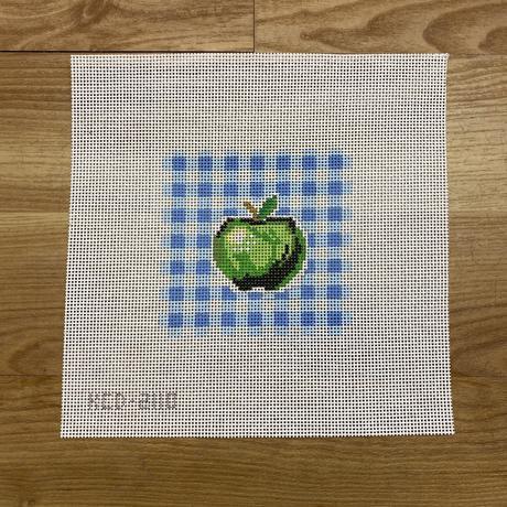Green Apple on Gingham