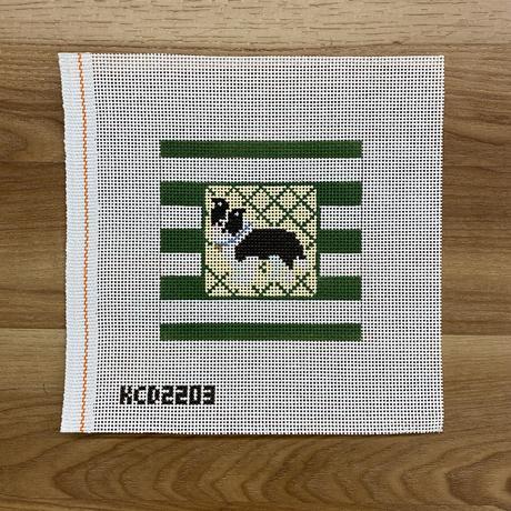 Border Collie on Stripes