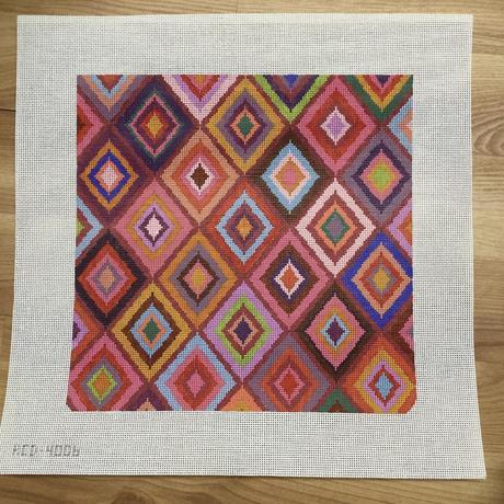 Multicolored Diamond Pattern