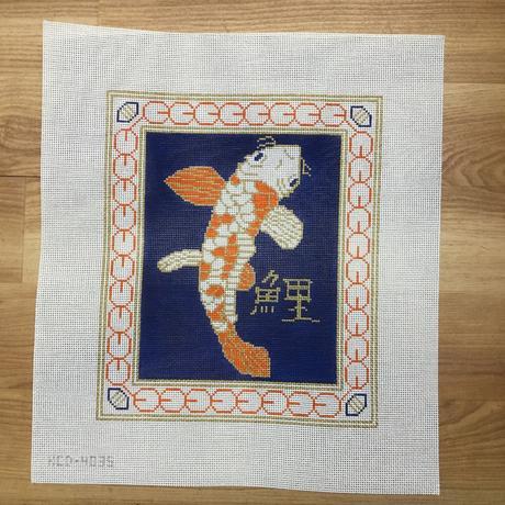 Koi on Blue
