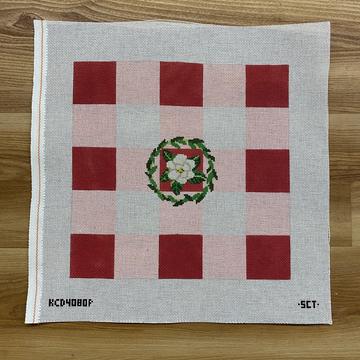 Gingham Square 21/21 - Pink