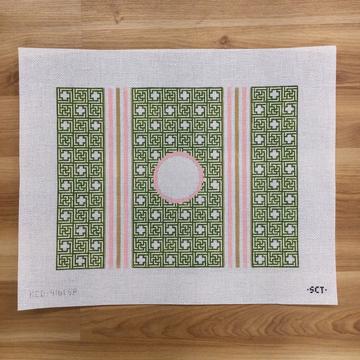 The Kristen (large)  Green/Pink