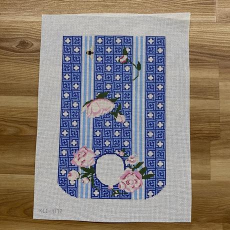 Peonies on Kristen Clutch