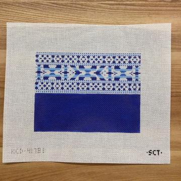 Ribbon Mini Clutch - Blue