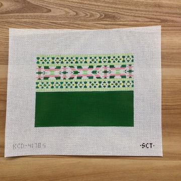 Ribbon Mini Clutch - Green