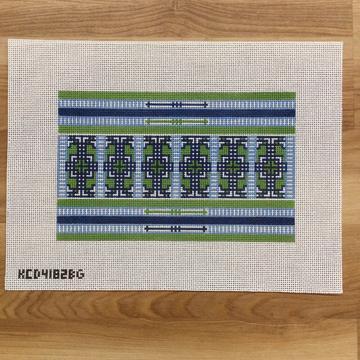 The Dale Clutch - Blue/Green