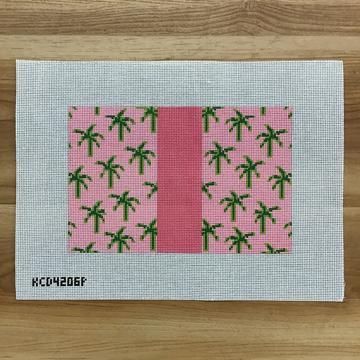 Palm Tree Clutch - Pink