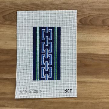 Chain Link Eyeglass Case - Navy