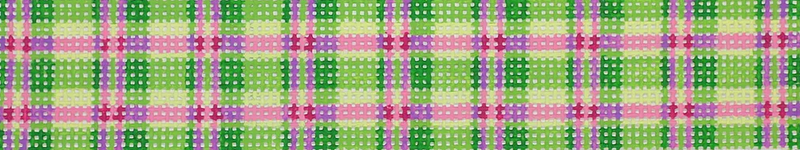 Key Fob – Pink & Green Madras