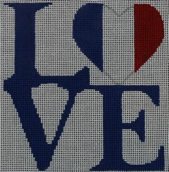 Love - French Flag