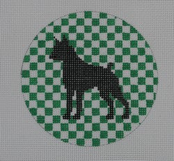 Boxer on Emerald Green