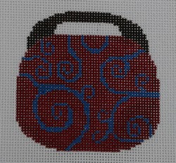 Swirl - Red and Blue