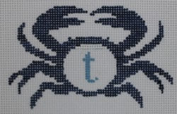 Blue Crab with Initial