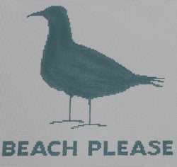 Beach Please - White Background (13m)