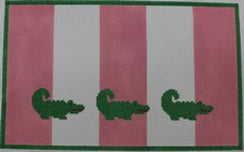 Alligator Sampler - Pink Stripe