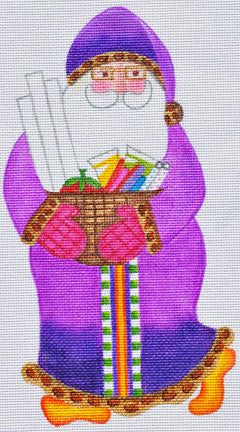 Needlepoint Santa