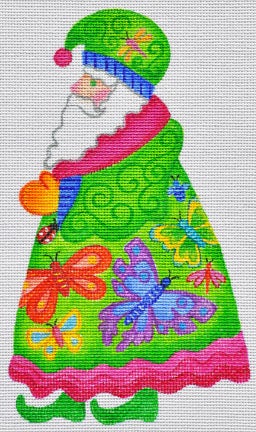 Danji Designs Danji Designs Katie's Designs:KS-06 (Butterfly Santa) Canvas
