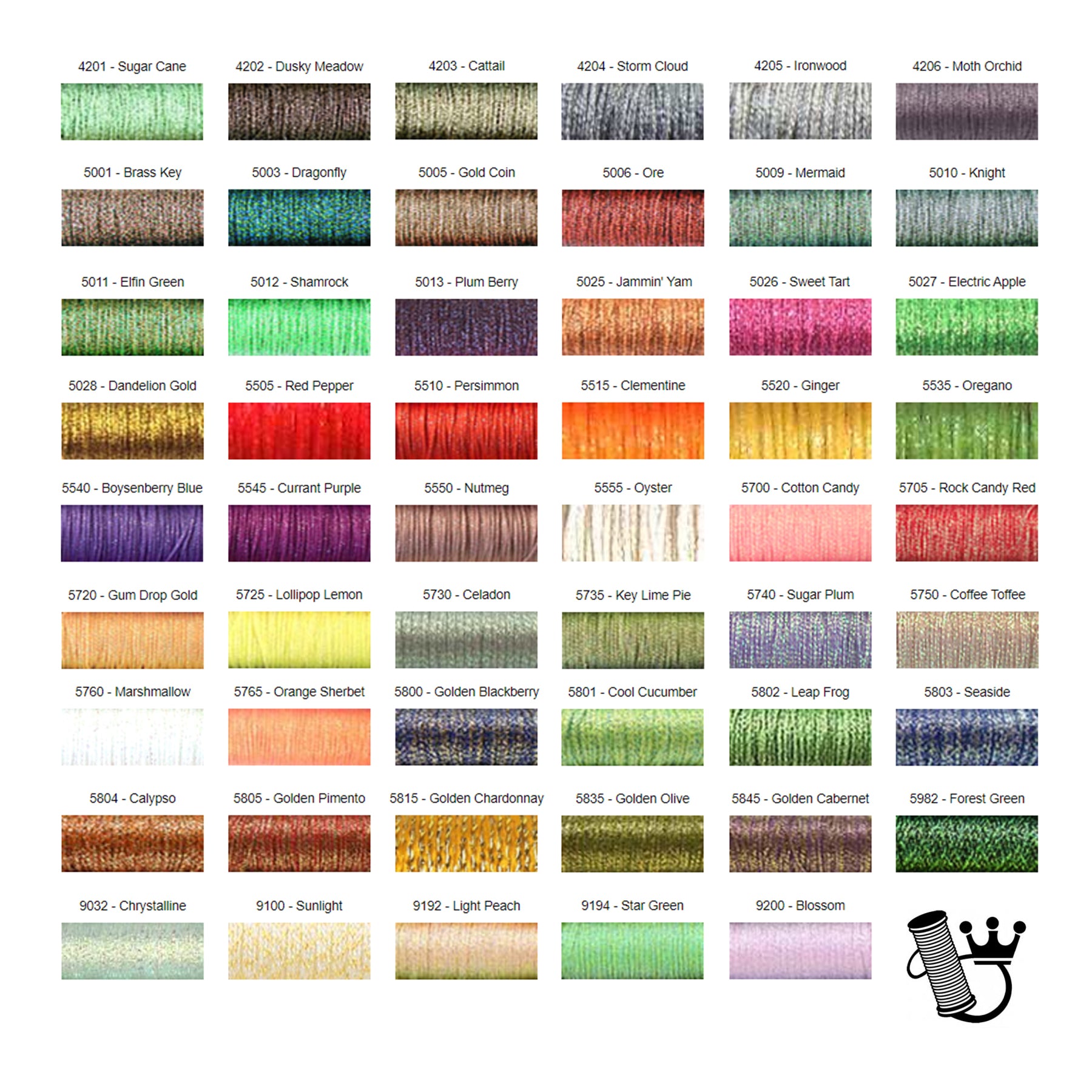 Kreinik #8 Fine Braid (3503 - 9732) Thread — Stitching Fox