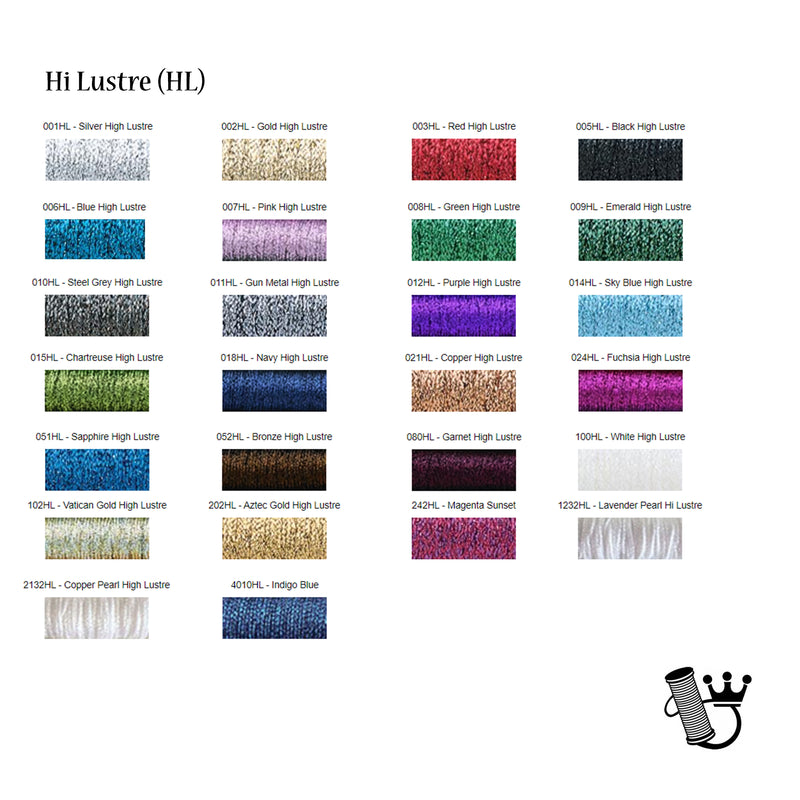 Kreinik Spools #8 Fine Braid (3503 - 9732)