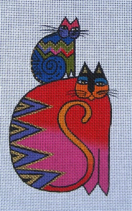 Red Cat with Cat on Shoulder
