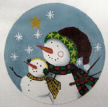 Snowman with Star