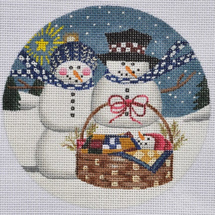 Snowman Family Ornament