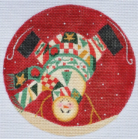 Tumbling Snowman 2 Ornament