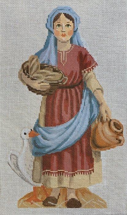 Nativity Peddler Girl