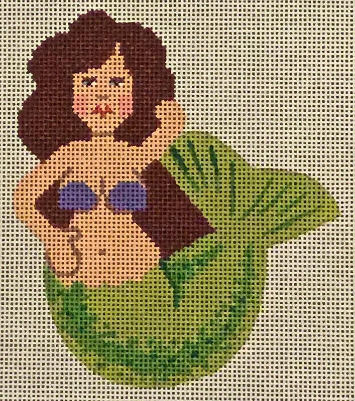 Green and Purple Mini Mermaid