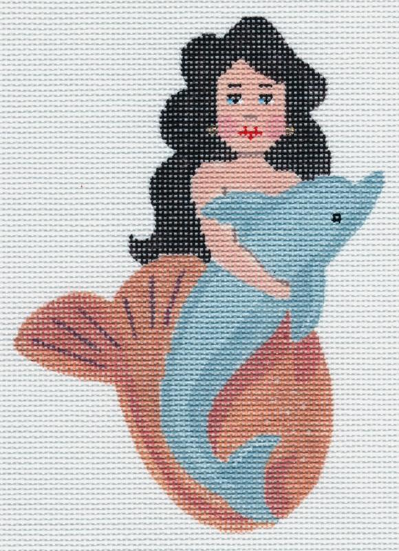 Mini Mermaid with Dolphin