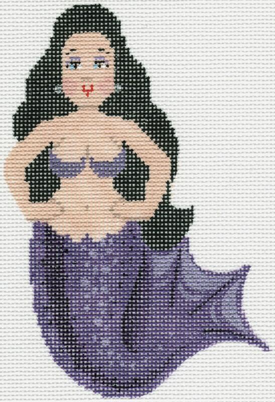 Purple and Black Mini Mermaid