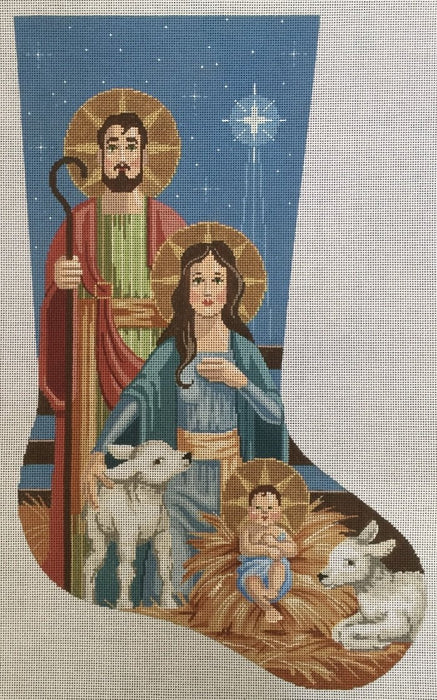 Holy Family Stocking - 13 Mesh