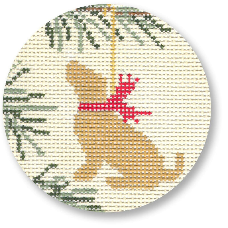 CBK Needlepoint Yellow Lab Canvas