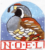 Noel - Quail Ornament