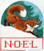 Noel - Fox Ornament