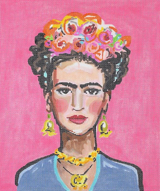 Maren Devine – Frida Kahlo on Hot Pink
