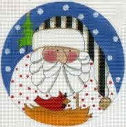 Cardinal Santa - Round