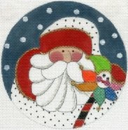 Jester Santa - Round