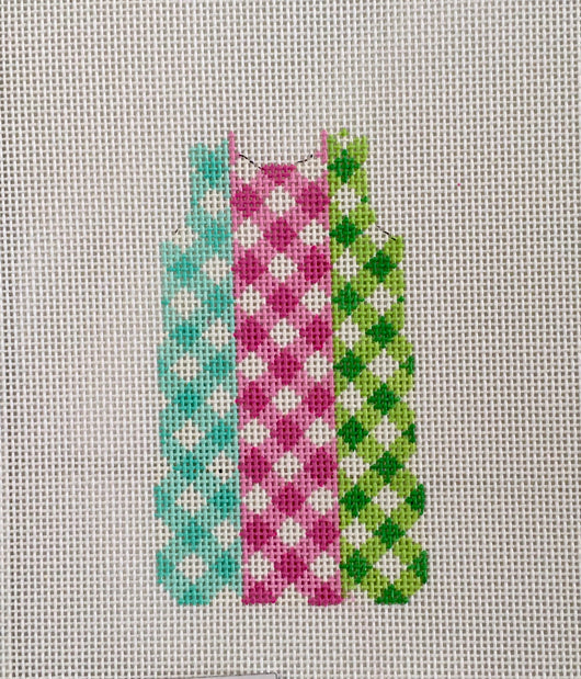 Multi Gingham Mini Shift