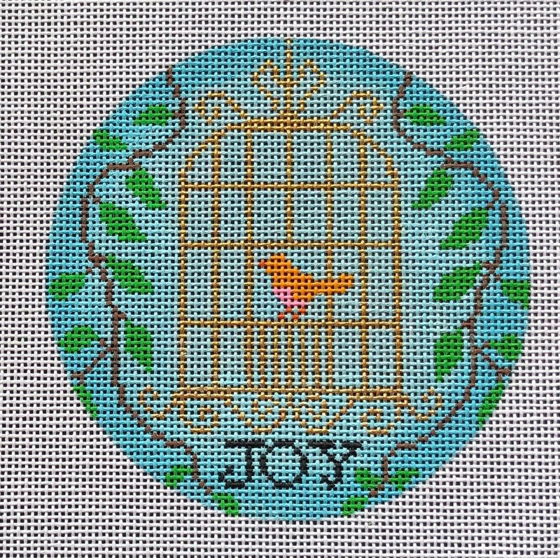 "Joy" Birdcage Ornament