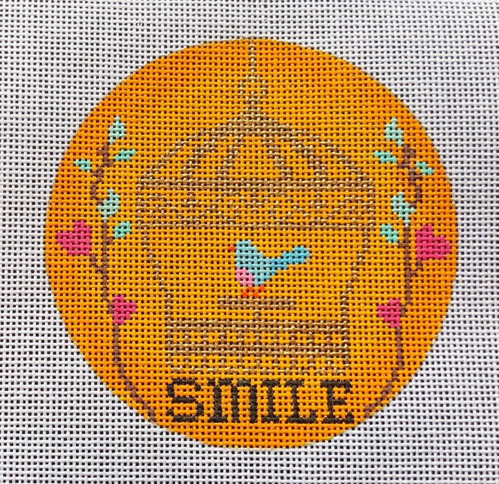 "Smile" Birdcage Ornament