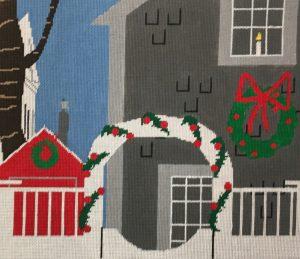 Wellesley Collection Christmas on Nantucket Canvas