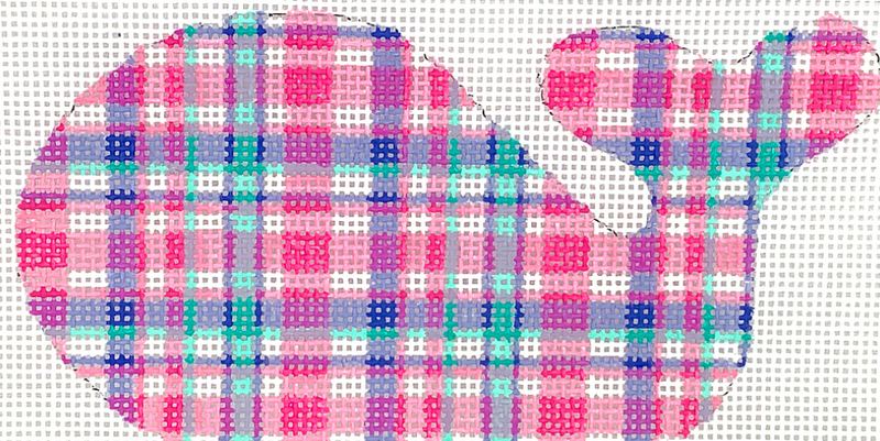 Mini Whale – Madras – pinks, blues & turquoise