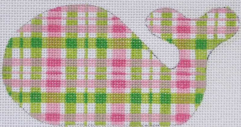 Mini Whale – Madras – pinks & greens