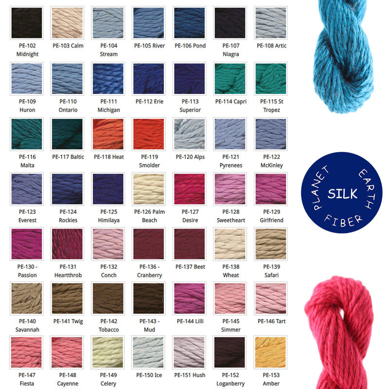 Planet Earth Silk - Non-strandable (102 - 153) Thread