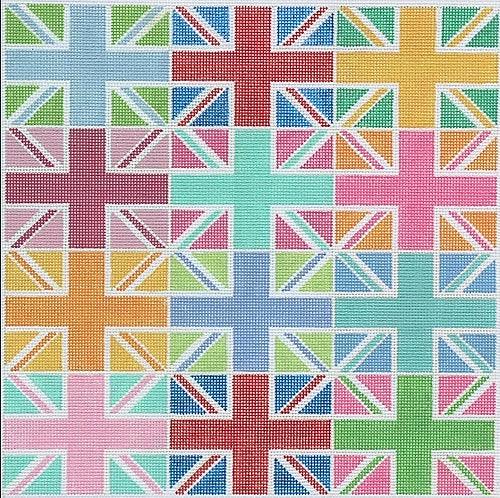 Union Jack Multi Color Blocks