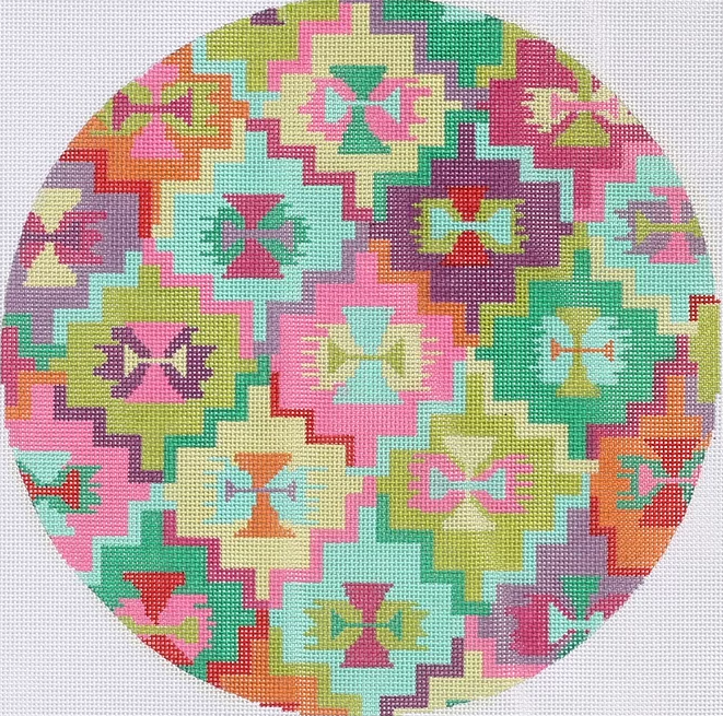 Kilim Round – circus palette