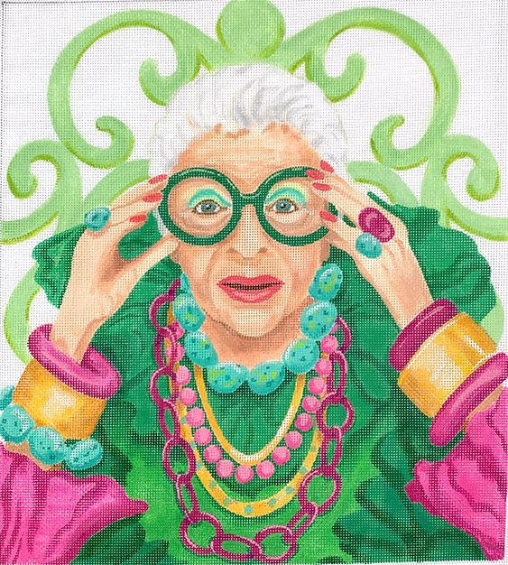 Inimitable Iris (Apfel) — Stitching Fox