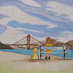 Patti Mann Bridge Gazing Canvas