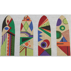 Patti Mann Tulip Purse Bright Geometrics Canvas